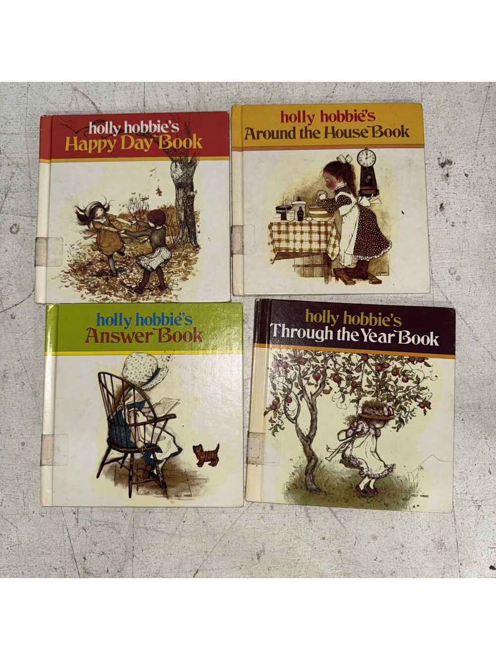 Set Of 4 Vintage 1978 Holly Hobbie's Books American Greetings Books HC